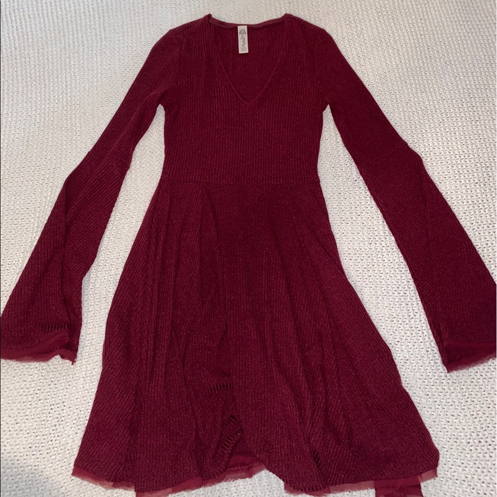 red dress